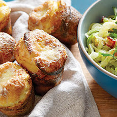 White CheddarSage Popovers