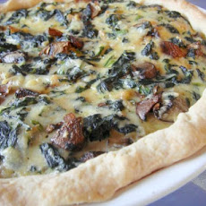Spinach Mushroom Quiche