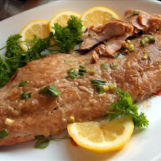 Honey Ginger Grilled Salmon