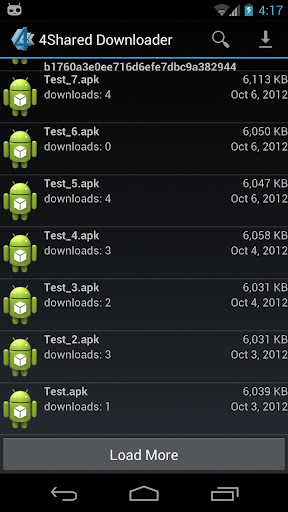 4shared-downloader for android screenshot