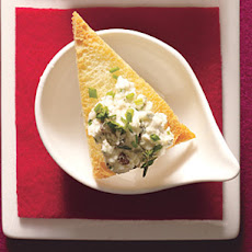 Goat Cheese and Mushroom Canapés
