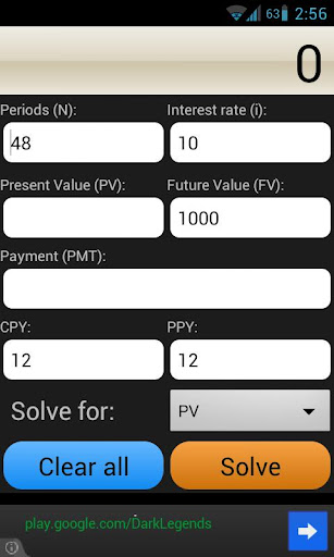 Simple TVM Solver