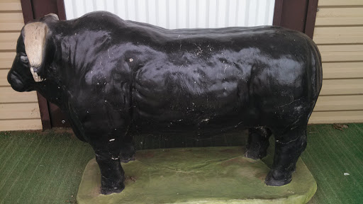 Meat Locker Bull Statue