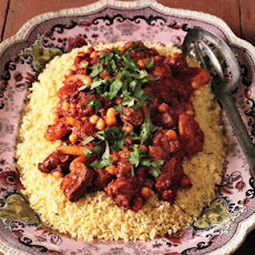 Lamb Tagine with Chickpeas and Apricots