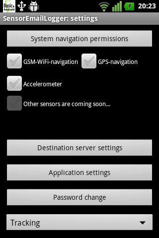 SensorEmailTracker Light