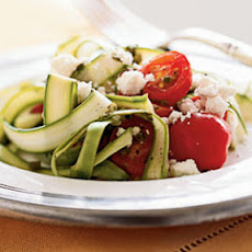 Asparagus Ribbons with Lemon and Goat Cheese