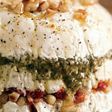 Pesto-Cream Cheese Terrine (Spread)
