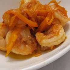 King Prawn with Bell Pepper Ribbons