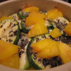 Fresh Peach and Zucchini Casserole