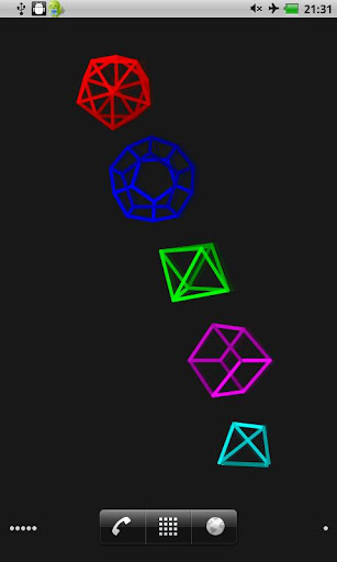 Polyhedra Live Wallpaper