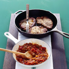 Pork Chops with Tomato Chutney
