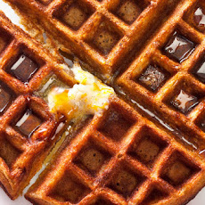 Gingerbread Waffles with Vanilla Bean–Orange Butter Recipe