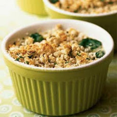 Individual Spinach-Asiago Gratins