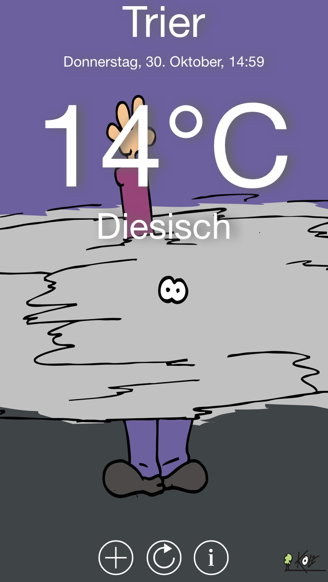 Android application Wetter für Trierer screenshort