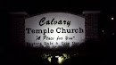 Calvary Temple Church Sign