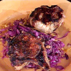 Chili Marinated Double-Cut Pork Chops