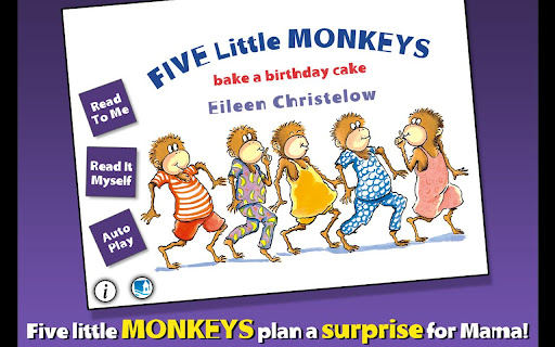 5 Monkeys Bake a Birthday Cake
