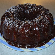 Chocolate Pumpkin Cake With Cinnamon Chocolate Glaze