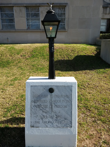 Rapides Parish Courthouse Eternal Freedom Flame