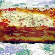 Three Cheese Lasagna