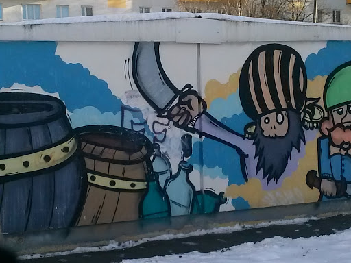 Пиратское граффити