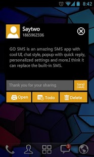 How to download GO SMS Pro WP8 Orange theme patch 2.0 apk for laptop