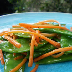 Snow Pea and Carrot Saute
