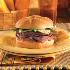 Chipotle Roast Beef Sandwich With Pepper Jack