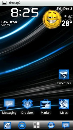 ADW Blue Fusion Theme