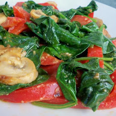 Spinach and Mushroom Stir Fry