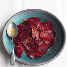Shaved Beets with Orange