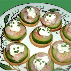 Marinated Shrimp Canapes