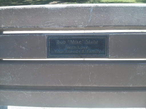 Bob Stahr Dedication Bench