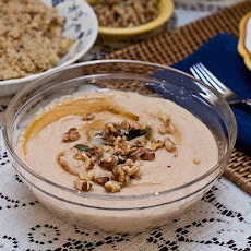 White Bean Puree with Sage Brown Butter and Walnuts
