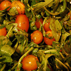 Cherry Tomatoes and Olive Salad