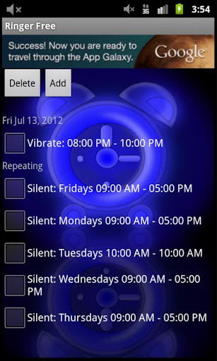 Ringer Free - Ring Scheduler