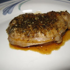 Pork Chops Braised in White Wine