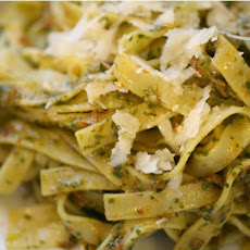Tagliatelle with Red Provençal Pistou
