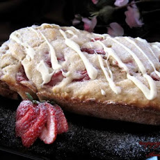 White Chocolate Strawberry Loaf