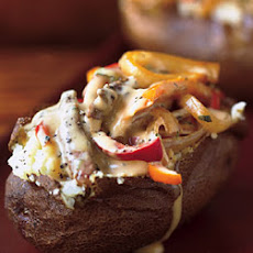 Baked Potatoes with Rib-Eye Steak Hash