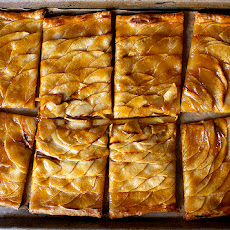 Apple Mosaic Tart with Salted Caramel
