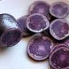 Festive Herb Roasted Butternut Squash and Purple Potato Puree