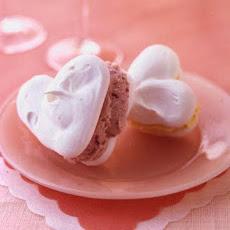 Meringue Heart Ice-Cream Sandwiches