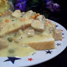 Open-Faced Chicken Pie