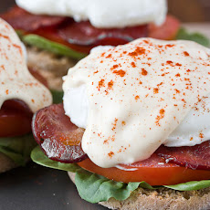 Lighter Eggs Benedict with Mock Hollandaise