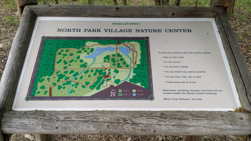 North Park Village Nature Center Trail Map