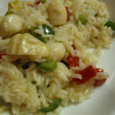 Scallop and Chile Paella