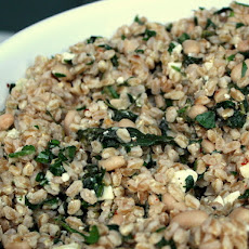 Farro White Bean Salad with Lemon Vinaigrette