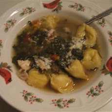 Chicken Tortellini Soup