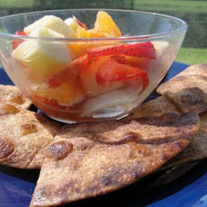 Fruit Salsa and Cinnamon Chips